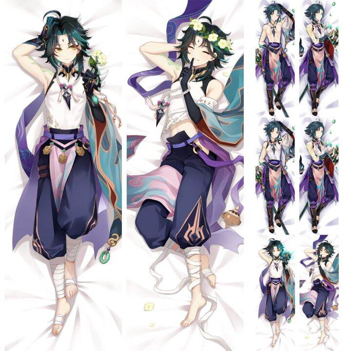 ปลอกหมอนอิงลาย-genshin-impact-dakimakura-xiao-ปลอกหมอนอิงหมอนกอดลายอนิเมะเกมโอตาคุ