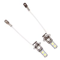 ไฟซีนอน9 LED แบบ SMD หลอดไฟตัดหมอกสีขาว2x ไฟตัดหมอกรถยนต์หลอดไฟ LED 6500K