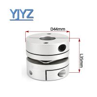 Aluminum Alloy D44L35 Single Diaphragm Coupling Elastic Joint D44mm L35mm Ball Screw Step Servo Motor Encoder