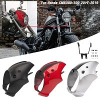 Amark ไฟหน้าด้านหน้า M-ถามฝาครอบ Guard ส้อมสำหรับ Honda Rebel CMX 300 500 2017 2018 2019 CMX500 CMX300