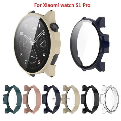 Screen Glass Protector Case For Xiaomi watch S1 Pro Smartwatch PC Hard Edge Protective Cover Xiaomi S1 Pro Bumper Accessories Nails  Screws Fasteners