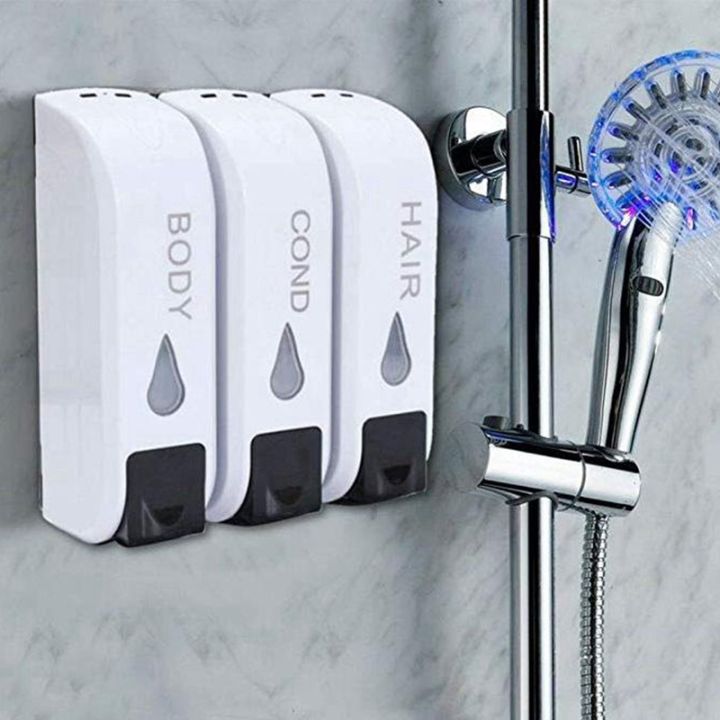 2x-triple-shower-soap-dispenser-wall-mounted-liquid-soap-shampoo-dispenser-washing-lotion-for-bathroom
