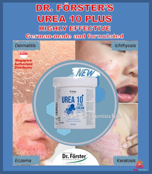 Urea 10 Plus Cream 500ml Urea 10 DR. FÖRSTER intense hydration thick