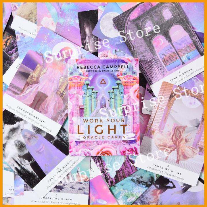 ready-stock-เวอร์ชั่นภาษาอังกฤษที่ศักดิ์สิทธิ์ทำงานของคุณ-light-oracle-cards-divination-การ์ดเกมไพ่ทาโรต์การ์ด