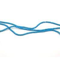 เซซี บอน ลูกปัดหินแท้ เซ็ท 3 เส้น เม็ดกลมบลูฮาวไลท์ (Blue Howlite Round 4 mm) สีฟ้า (LZ-0556}