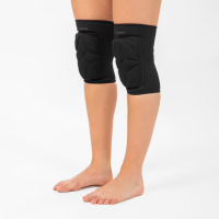 Womens modern and urban dance knee pads - Black