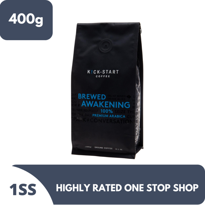 KickStart Coffee Brewed Awakening Beans 400g Lazada PH