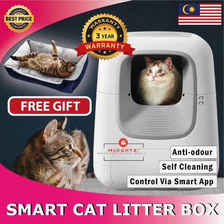 CATTA Cat Litter Box Automatic Large Tandas Kucing Automatik Besar Cat