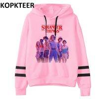 [Hot] Stranger Things 3ใหม่แฟชั่นแขนยาว Harajuku Eleven Gothic พิมพ์ Hoodie Pullovers Tops ผู้หญิง Kawaii Hooded Sweatshirt Tops