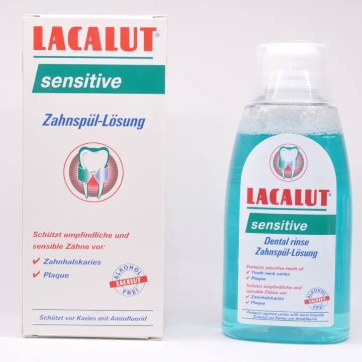 German LACALUT Aktiv Lekalu sensitive mouthwash 300ml professional gum