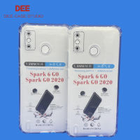 Case tecno เคส Tecno Spark6 GO หนา 1.5mm ตรงรุ่น แบบ TPU ใสเสริมขอบและมุมกันกระแทก ส่งไว จาก กทม