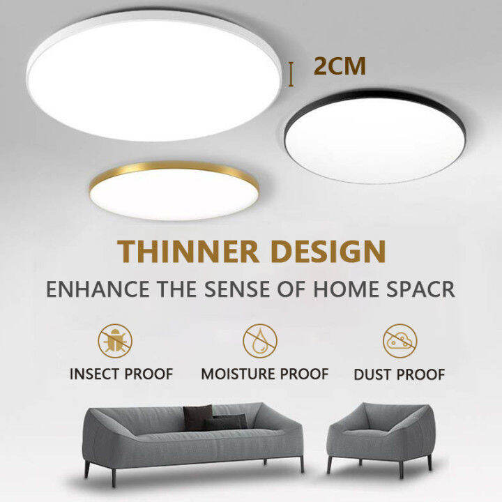 ICIC LED Ceiling Light Living Modern Design Easy Surface Mounted ...