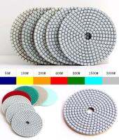 Grit 800 4 (100mm) 2.5mm diamond polishing pads for dry or wet polishing Terrazzo Concrete Engineered Stone Porcelain Quartz.