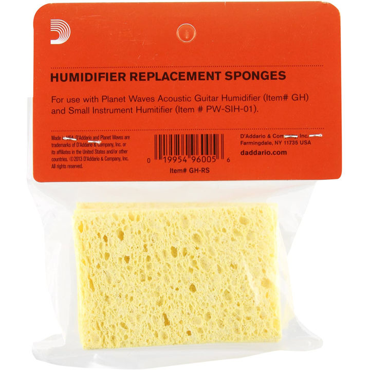 daddario-gh-rs-replacement-sponge-ฟองน้ำทำความชื้น-ฟองน้ำสำรองสำหรับตัวทำความชื้น-daddario-gh-1-ชุด-มี-3-ชิ้น-made-in-usa
