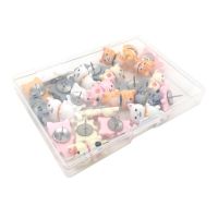 30Pcs Decorative Push Pins Cork Board Tacks Bulletin Board Thumb Tack Decoration Clips Pins Tacks