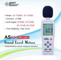 SMART SENSOR AS824 Noise Level Meter/เดซิเบล 30 ~ 130/35 ~ 130dBC เสียงเครื่องตรวจจับดิจิตอลเครื่องมือยานยนต์ไมโครโฟน