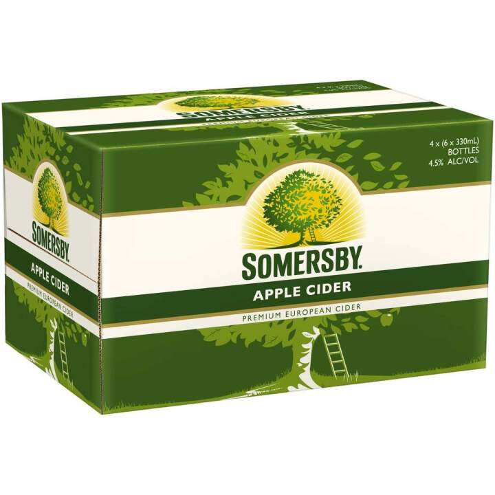 Somersby Apple Cider 330ml x 24 bottles (BBD May 2024) Lazada Singapore