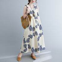 【HOT】▬♟ Sleeveless Loose 2023 New Arrival Print Floral Outdoor Beach