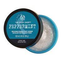 The Body Shop Peppermint Reviving Pumice Foot Scrub เจลขัดเท้า ช่วยขจัดผิวแห้งกร้านบริเวณฝ่าเท้า ให้คุณเผยผิวเท้าสะอาด นุ่มละมุน เรียบเนียน กลิ่นหอมสดชื่น