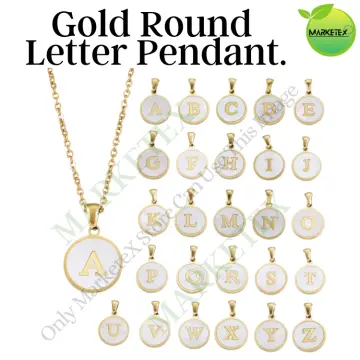 Buy online Gold Brass Pendant With Chain For Men & Women from