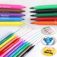 10 Colors DIY Edible Pigment Pen Food Color Brush Pencils Cake Cookies Painting Markers Drawing Biscuits Baking Decorating Tools