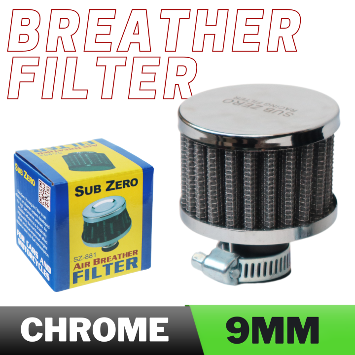 Sub Zero Air Breather Filter SZ882 Chrome 9mm Lazada PH