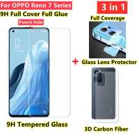 OPPO Reno 7 5G กระจกนิรภัย OPPO Reno 8T 7Z 8Z 6Z 5G OPPO Reno 8 7 6 5 5G กล้องเลนส์  OPPO Reno 7 8 Pro 5G Protector Matte ความเป็นส่วนตัว3 In 1