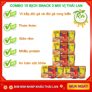 HCMcombo 15 Snack Thái Lan Bim bim đùi gà vị rong biển và tăm vị bắp thơm