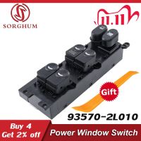 93570-2L010สำหรับ Hyundai I30 I30cw 2008 2009 2010 2011เครื่องยกหน้าต่างรถสวิตช์ไดรเวอร์ด้านหน้าซ้ายสวิตช์ควบคุม935702L010