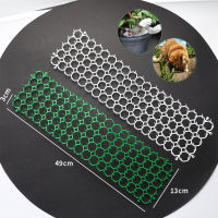 Potey 1Pcs 13cmx49cm Garden Prickle Strip Dig Stop Cat Repellent Deterrent Mat Spike