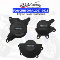 สำหรับฮอนด้า CBR600RR 2007-2023เครื่องยนต์ครอบคลุมป้องกันรถจักรยานยนต์ฝาครอบเครื่องยนต์คุ้มครองกรณี GB แข่งเครื่องยนต์ครอบคลุม