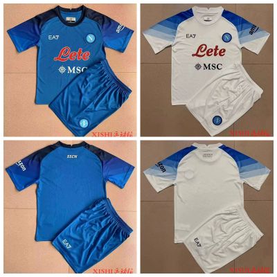 2022/23 Naples Home/away ชุดเสื้อฟุตบอลสำหรับผู้ใหญ่และเด็ก