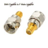 2pcs/lot SMA Female To F Male Straight Connector RF Coaxial Connector Brass Gold Plated High Quality Fast Shipping Electrical Connectors