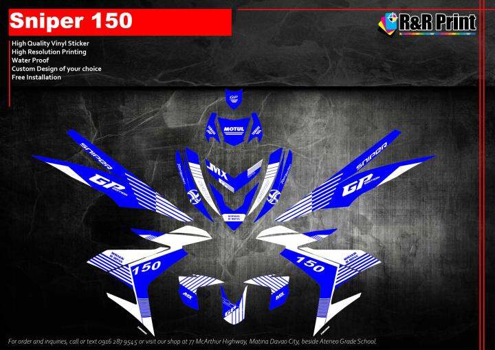 Yamaha Sniper 150 Decal Sticker Lazada PH