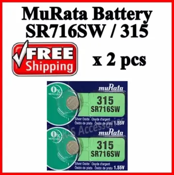 25 x Murata 364 SR621 SR621SW Watch Battery - Made in Japan Button Cell  Batteries 