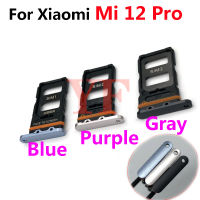 Dulang Kad SIM untuk Xiaomi Mi 12 Pro เครื่องอ่าน12X Mi12ซิม &amp; การ์ด SD Dulang Pemegang สล็อตอะแดปเตอร์ Bahagian