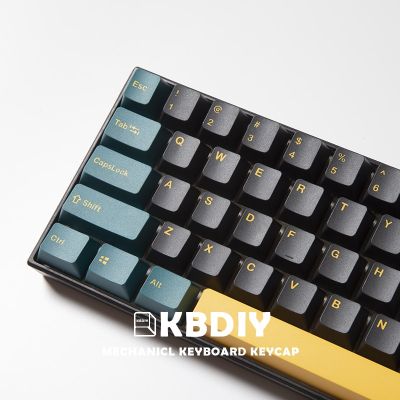 Kbdiy 136คีย์/ชุด Mars Green OEM ปุ่มกด PBT&nbsp; เขียวโปรไฟล์คีย์แคปแป้นพิมพ์ช่าง PBT สำหรับ DIY ออกแบบเองสำหรับ GK61 TM680