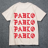 [Fashion] Kanye West Pablo T Shirt Men I Feel Like Paul Print Short Sleeves Anti Season 3 T-Shirt Hip Hop Social Club Rapper Tee Tops