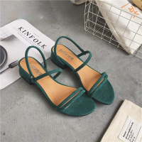 Slippers Women Sandals Summer Blue Shoes Flats Heel Flip Gladiator Brief Sandals Women Shoes Woman Back Strap