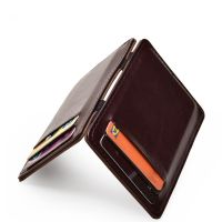 【CW】℡⊙❃  New Thin Men  Wallet Small Leather Elastic Purse ID Card Holder Bank Credit for Man