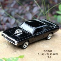 Diecast 1:32 Alloy Miniature Car Model Fast and Furious 1970 Dodge Charger Muscle Car for Children Boys Collection Christmas Toy Die-Cast Vehicles