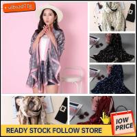 ULBVZD77G Fashion Cape Pashmina Flower Printed Neckerchief Knitted Wrap Women Scarves Lady Shawl