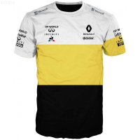 NEW (สต็อกเพียงพอ) 2023 Tshirt 3d new brand Renault racing Daniel Riccardoคุณภาพสูง size:S-5XL