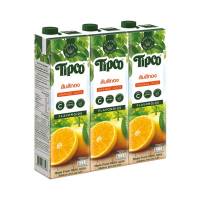 Tipco 100% Sithong Orange 1000 ml x 3. ทิปโก้ น้ำส้มสีทอง 1000 มล. X 3 กล่อง