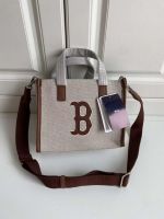 กระเป๋าสะพาย กระเป๋าถือ น้ำหนักเบา Basic Big Logo Canvas S-Tote Bag NEW YORK YANKEES