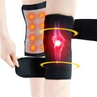 【hot】！ 1Pair Heating Knee Magnetic Kneepad Arthritis Brace Support Outdoor Warm knee Massage Sleeve