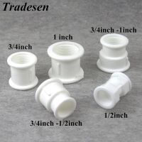 1pcs 1/2 1 Female Thread Straight Connector Plastic Reducing Joint Garden Irrigation Tube Joints Kitchen Water Pipe Fittings