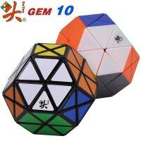 Dayan V10อัญมณีลูกบาศก์รูบิคมหัศจรรย์หินขนาดใหญ่ Dodecahedron 12หน้า Dodecahedron Magico Cubo ลดความวิตกกังวลบิดตรรกะสติปัญญาเกมของเล่น