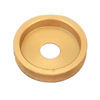 20Mm Bore Dia 75Mm Round Dry Vacuum Brazed Diamond Grinding Wheel Demi-Bullnose Edge Marble Edging Grinding Disc