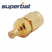 Superbat WiFi Adapter SMA Male to MCX Plug Straight Goldplated RF Coaxial Connector Electrical Connectors